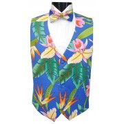 Bird of Paradise II Tuxedo Vest and Tie Set Bird of Paradise II Tuxedo Vest and Tie Set